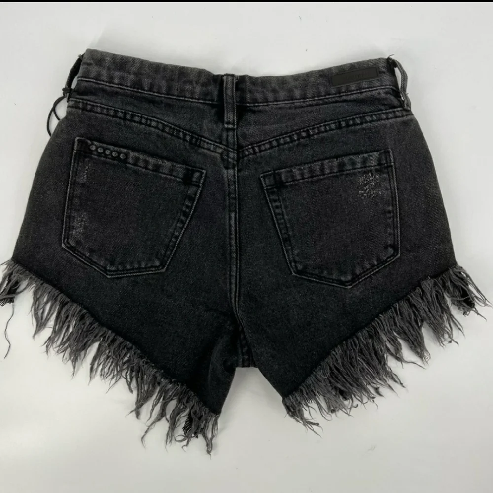 Blanknyc Fringe Cutoff Vintage Black Shorts